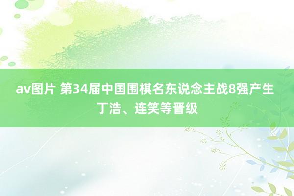 av图片 第34届中国围棋名东说念主战8强产生 丁浩、连笑等晋级