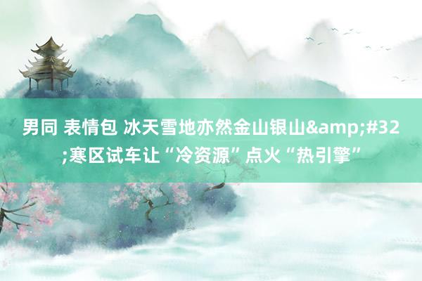 男同 表情包 冰天雪地亦然金山银山&#32;寒区试车让“冷资源”点火“热引擎”