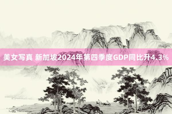 美女写真 新加坡2024年第四季度GDP同比升4.3%