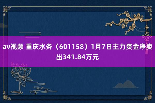 av视频 重庆水务（601158）1月7日主力资金净卖出341.84万元