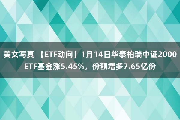 美女写真 【ETF动向】1月14日华泰柏瑞中证2000ETF基金涨5.45%，份额增多7.65亿份