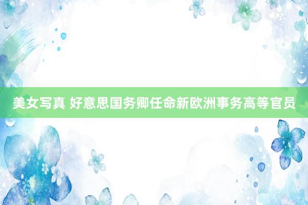 美女写真 好意思国务卿任命新欧洲事务高等官员
